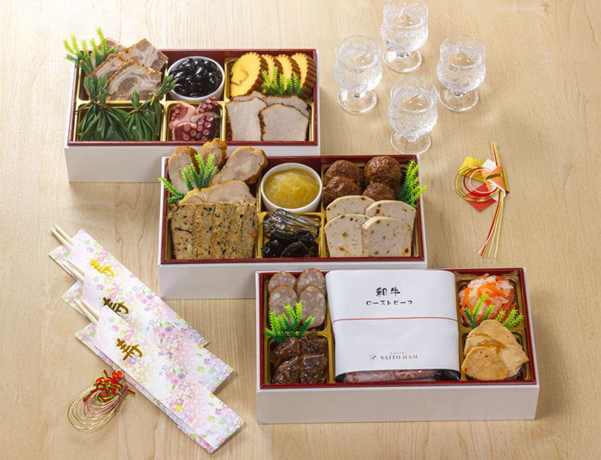 国産無添加おせち 三段重