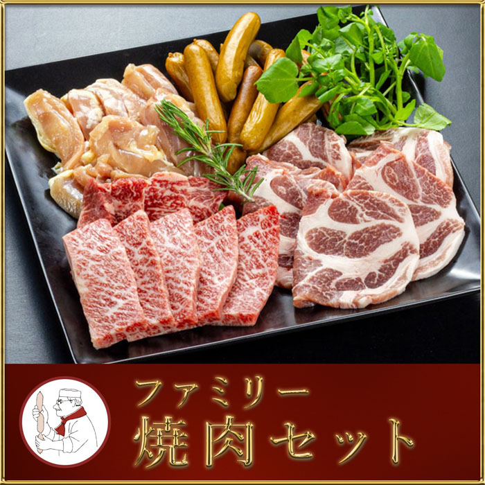 ファミリー 焼肉セット (箱代 送料込) 【冷凍便】｜サイトウハム